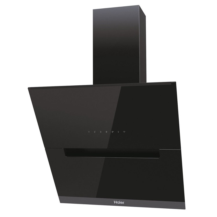 Haier I-Link 60cm Chimney Cooker Hood - Black