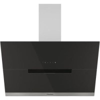 Haier 90cm Angled Cooker Hood - Black
