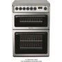 Hotpoint HAE60GS 60cm Double Oven Electric Cooker - Graphite