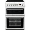 GRADE A2 - Hotpoint HAE60PS 60cm Double Oven Electric Cooker with Ceramic Hob - Polar White