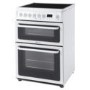 GRADE A2 - Hotpoint HAE60PS 60cm Double Oven Electric Cooker with Ceramic Hob - Polar White