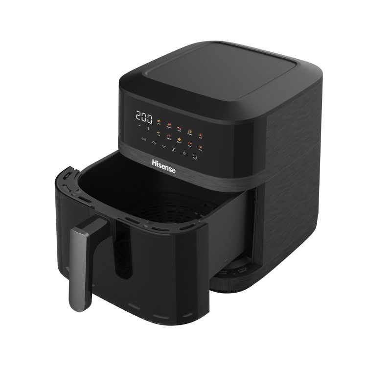 Hisense HAF1800DCDUK 6.3L Air Fryer with Touch Colour Display - Black