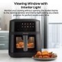 Hisense HAF1800DCDUK 6.3L Air Fryer with Touch Colour Display - Black