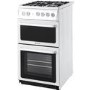 GRADE A1 - Hotpoint HAG51P 50cm Twin Cavity Gas Cooker - White