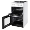 Hotpoint HAG51P 50cm Twin Cavity Gas Cooker White