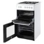 GRADE A1 - Hotpoint HAG51P 50cm Twin Cavity Gas Cooker - White