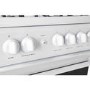 GRADE A1 - Hotpoint HAG51P 50cm Twin Cavity Gas Cooker - White