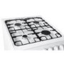 GRADE A1 - Hotpoint HAG51P 50cm Twin Cavity Gas Cooker - White