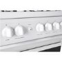 GRADE A1 - Hotpoint HAG51P 50cm Twin Cavity Gas Cooker - White