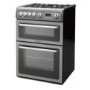 Hotpoint HAG60G 60cm Double Oven Gas Cooker - Graphite