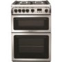 Hotpoint HAG60X 60cm Double Oven Gas Cooker - Stainless Steel