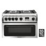 Hotpoint HAG60X 60cm Double Oven Gas Cooker - Stainless Steel