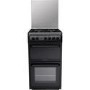 GRADE A2 - Hotpoint HAGL51K Creda Collection 50cm Double Cavity Gas Cooker Black