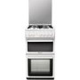 Refurbished Hotpoint HAGL51P 50cm Double Cavity Gas Cooker White