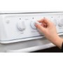 Refurbished Hotpoint HAGL51P 50cm Double Cavity Gas Cooker White