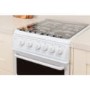 Refurbished Hotpoint HAGL51P 50cm Double Cavity Gas Cooker White