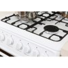 Refurbished Hotpoint HAGL51P 50cm Double Cavity Gas Cooker White