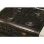 Hotpoint 60cm Double Oven Gas Cooker with Lid - Black
