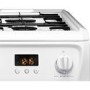 Refurbished Hotpoint HAGL60P 60cm Double Oven Gas Cooker With Lid White