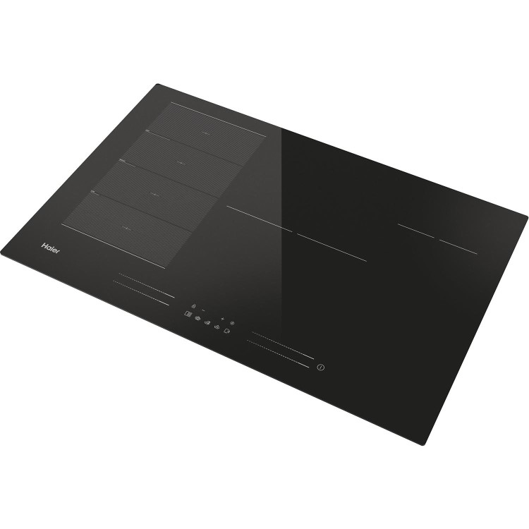 Refurbished Haier HAMTSJ86MC/1 80cm 4 Zone Induction Hob Black