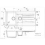 Reginox HARLEM 15 BS Harlem 1.5 Bowl Black Granite Composite Sink