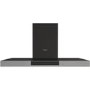 Haier 90cm Slimline Chimney Cooker Hood - Black