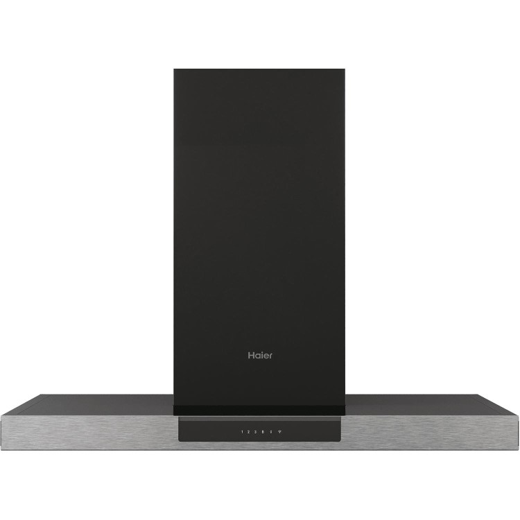 Haier 90cm Slimline Chimney Cooker Hood - Black