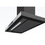 Haier 90cm Slimline Chimney Cooker Hood - Black