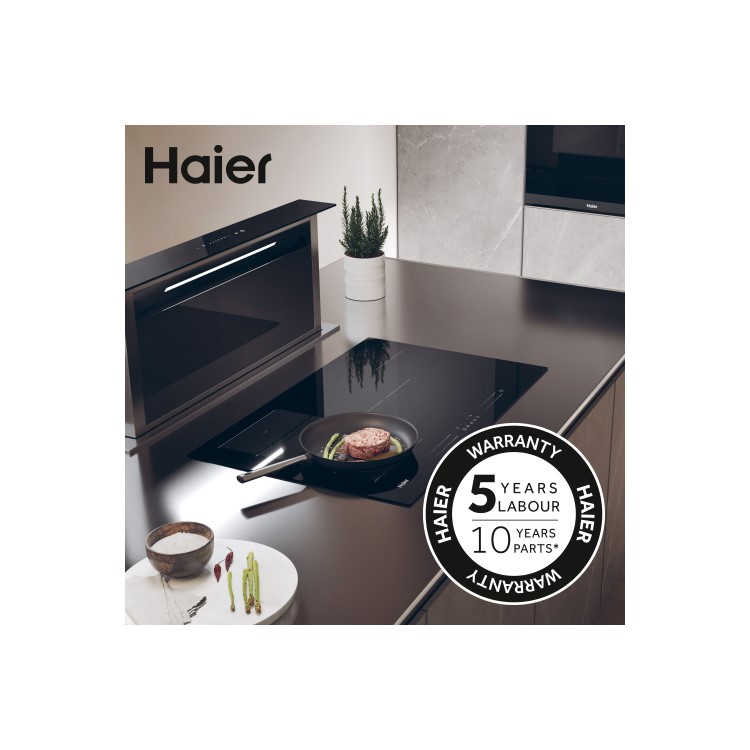 Haier 90cm Slimline Chimney Cooker Hood - Black