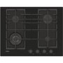 Refurbished Haier HAVG5BF4S2B 60cm 4 Burner Gas-on-glass Hob Black