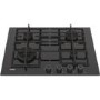 Refurbished Haier HAVG5BF4S2B 60cm 4 Burner Gas-on-glass Hob Black