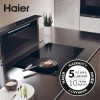 Haier 60cm 4 Burner Gas-on-glass Hob - Black