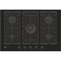 A2/HAVG75S2B Refurbished Haier HAVG75S2B 75cm 4 Burner Gas-on-Glass Hob Black