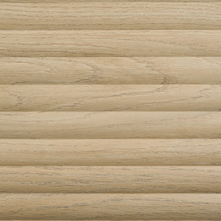 Wide Oak Floating Bedside Table with Storage - Hazel