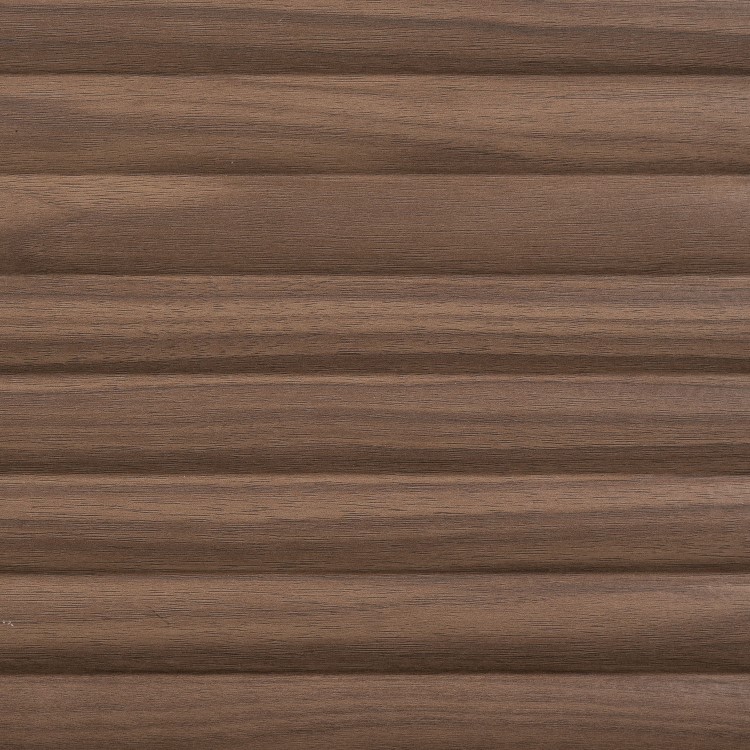 Large Walnut Ribbed TV Stand with Storage - TV's up to 70" - Hazel