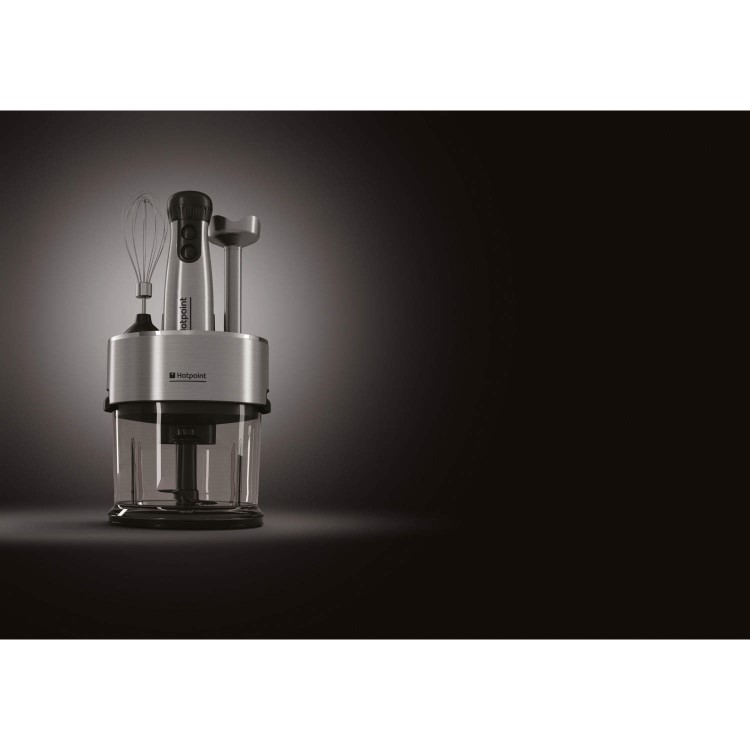 Hotpoint HB0705AX0 700W Full Hand Blender Stainless Steel