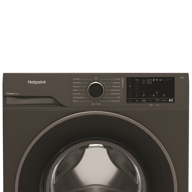 Hotpoint FabricCare 10kg 1400rpm Washing Machine - Graphite