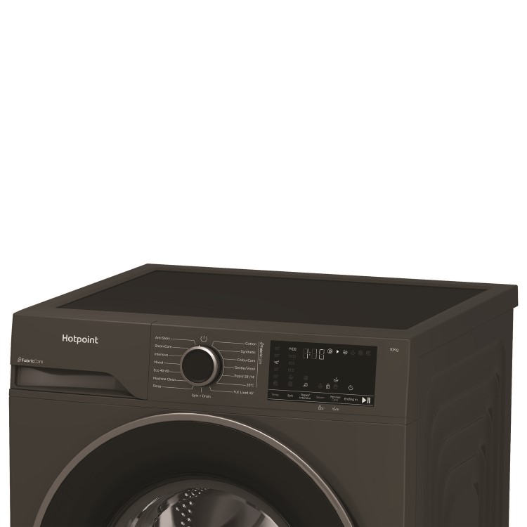 Hotpoint FabricCare 10kg 1400rpm Washing Machine - Graphite