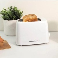 Hamilton Beach HB1116W Essentials 2 Slice Toaster - White - Wide Slots & Variable Browning
