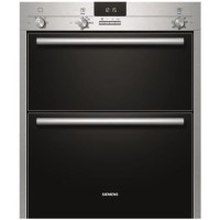 GRADE A1 - SIEMENS HB13NB521B iQ100 Electric Built Under Double Oven in Stainless steel