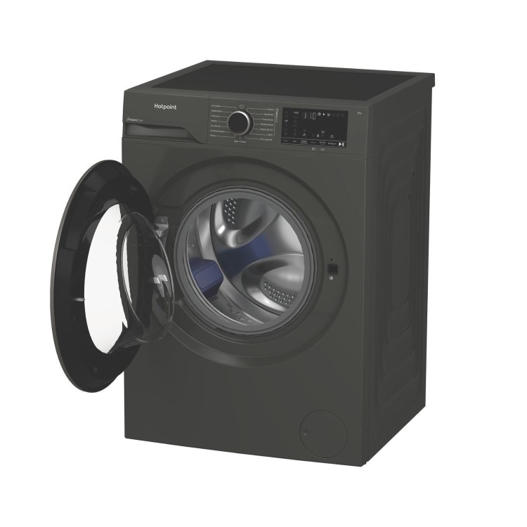 Refurbished Hotpoint FabricCare 9kg 1400rpm Washing Machine - Graphite