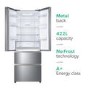 GRADE A3 - Haier HB16WMAA Multidoor American Fridge Freezer With Water Dispenser - Inox Look