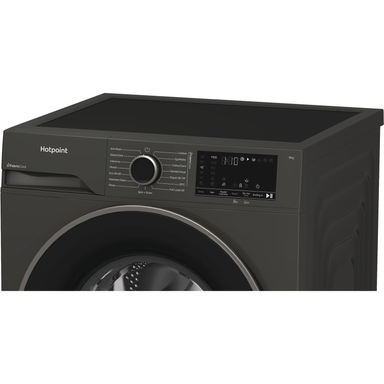 Hotpoint FabricCare 9kg 1400rpm Washing Machine - Graphite
