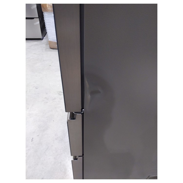 Refurbished Haier HB18FGSAAA Freestanding 539 Litre 70/30 Frost Free American Fridge Freezer Stainless Steel