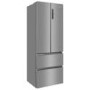 GRADE A3 - Haier HB20FPAAA 200x70cm 454L Total No Frost Freestanding Fridge Freezer With French Doors & Freezer Drawers - Stainless Steel Look