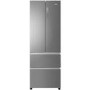 Haier HB20FPAA Freestanding Four Door Fridge Freezer - Platinum Inox