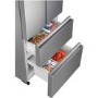 Haier HB20FPAA Freestanding Four Door Fridge Freezer - Platinum Inox