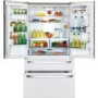 Haier HB21FGWAA 543L Frost Free American-style 4-door Fridge Freezer - White Glass Doors
