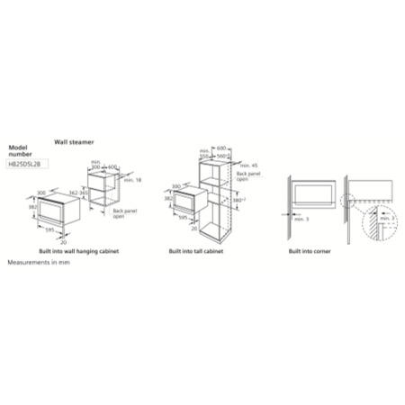 Siemens iQ500 Compact Built-in Steam Oven
