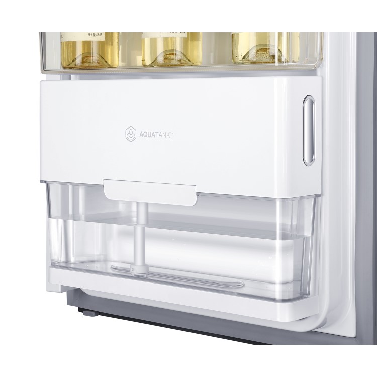 Haier HB25FSSAAA 4-Door Frost Free A++ American Fridge Freezer Stainless Steel